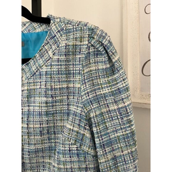 EUC NY Collection Womens Tweed Jacket - Picture 3 of 8